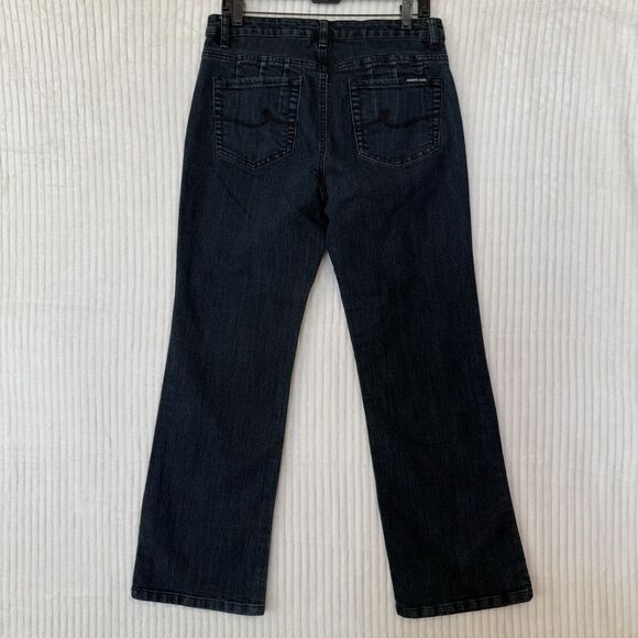 Members Jeans Straight Leg Sz‎ 10 Dark Blue Denim - Picture 3 of 16